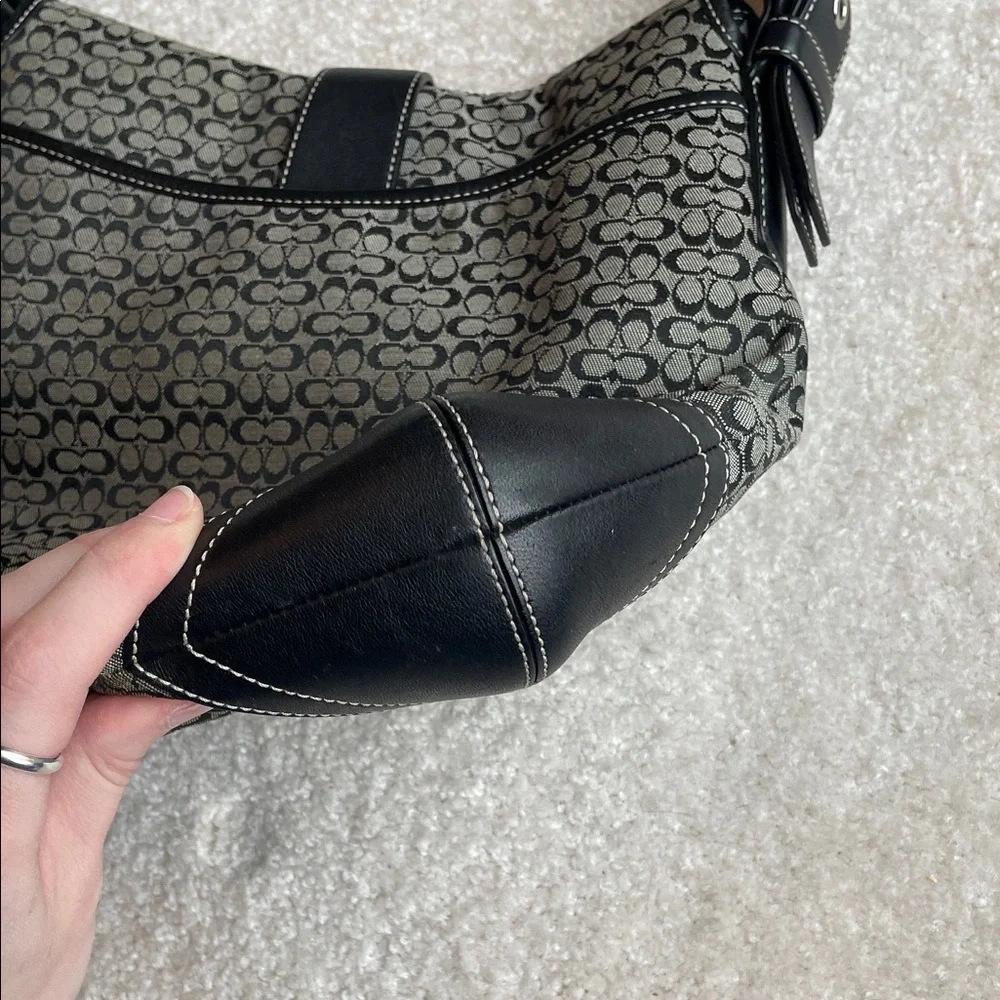 Coach Monogram Shoulder Bag - Picture 9 of 12